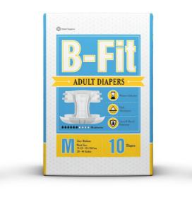 Picture of B-Fit Adult Diaper Medium 10 Pants