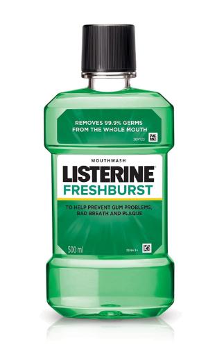 Picture of Listerine Fresh Burst Mouthwash - 500ml