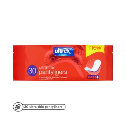 Picture of Ultrex Ultra Thin Panty Liners 30'S