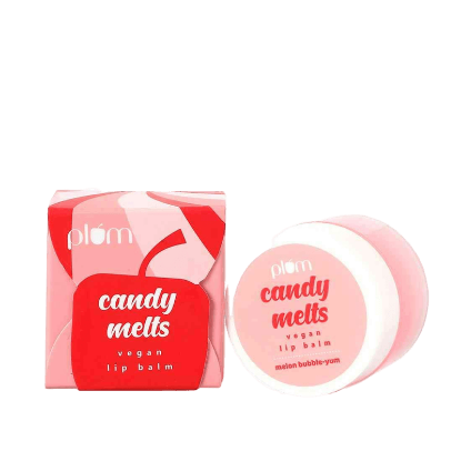 Picture of Plum Candy Melts Vegan Lip Balm - Melon Bubble Yum 12gm