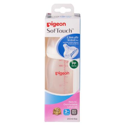 Picture of Pigeon Softouch Tm Peristaltic Plus PP 240ml (M)