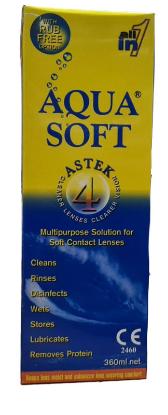 Picture of Aqua soft Multipurpose Solution for Contact Lenses 360ml