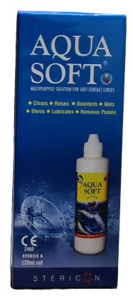 Picture of Aqua soft Multipurpose Solution for Contact Lenses 120ml