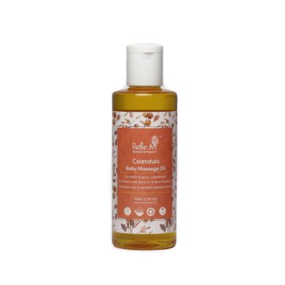 Picture of Rustic Art Organic Calendula Baby Massage Oil 200ml