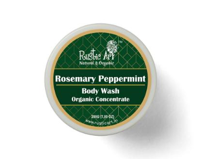 Picture of Rustic Art Rosemary Peppermint Body Wash Concentrate 100gm