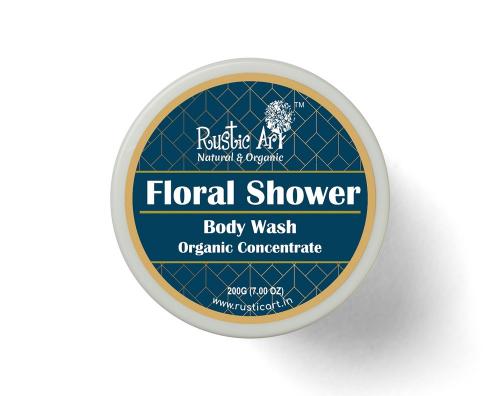 Picture of Rustic Art Floral Shower Body Wash Concentrate 100gm