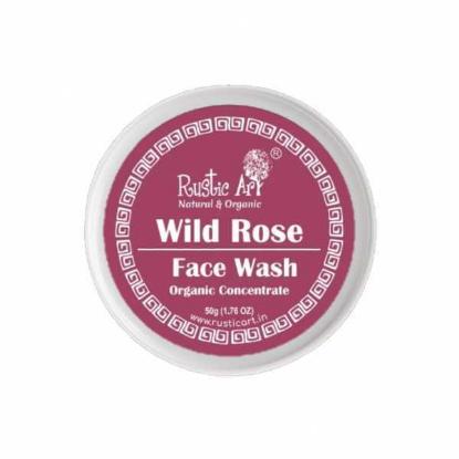 Picture of Rustic Art Organic Wild Rose Face Wash Concentrate 50gm