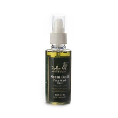 Picture of Rustic Art Organic Neem Basil Face Wash 100ml