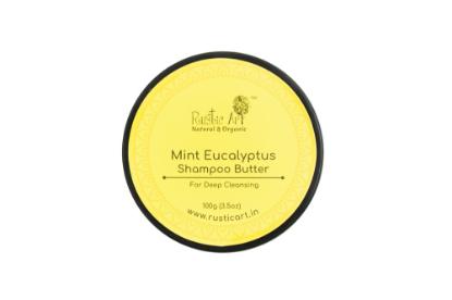 Picture of Rustic Art Mint Eucalyptus Shampoo Butter 100gm