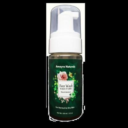 Picture of Amayra Naturals Rose & Geranium Face Wash 100ml