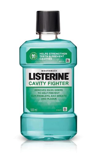 Picture of Listerine Cavity Fighter Mouthwash 500ml