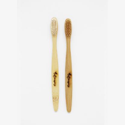 Picture of Tattvapure Mixed Bamboo Toothbrush Set of 2