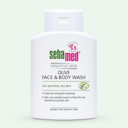 Picture of Sebamed Olive Liquid Face & Body Wash 200ml