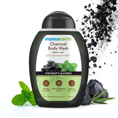 Picture of Mamaearth Charcoal Body Wash with Charcoal & Mint 300ml