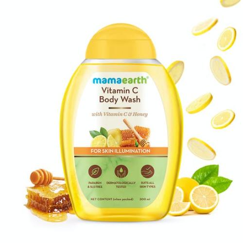 Picture of Mamaearth Vitamin C Body Wash with Vitamin C & Honey 300ml