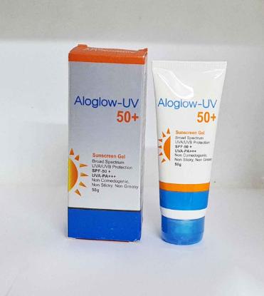 Picture of Aloglow UV 50+ Sunscreen Gel 50gm