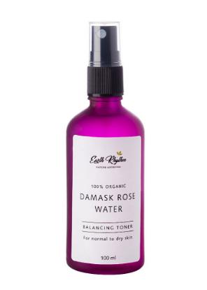 Picture of Earth Rhythm 100% Certified Organic Damask Rose Water 100ml