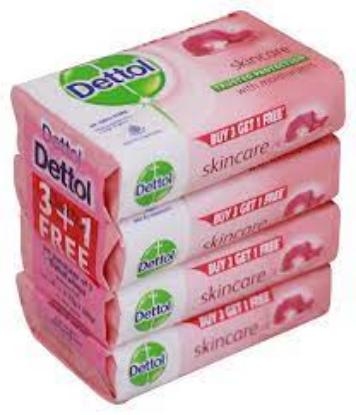 Picture of Dettol SkinCare Soap (3+1) OFFER PACK 75gm
