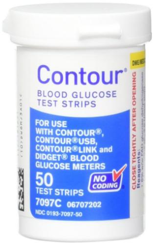 Picture of Contour Blood glucose Test strip 50'Bottle