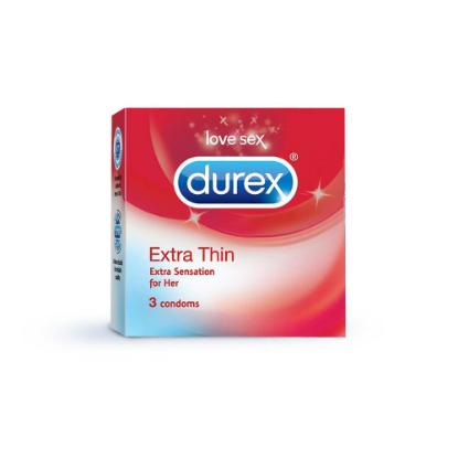 Picture of Durex Extra Thin Condoms 3'S