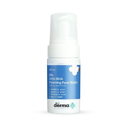 Picture of The Derma Co. 3% AHA-BHA Foaming Face Wash 100ml