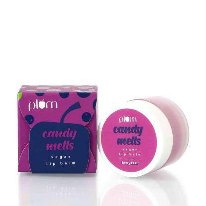 Picture of Plum Candy Melts Vegan Lip Balm - Berry Feast 12gm