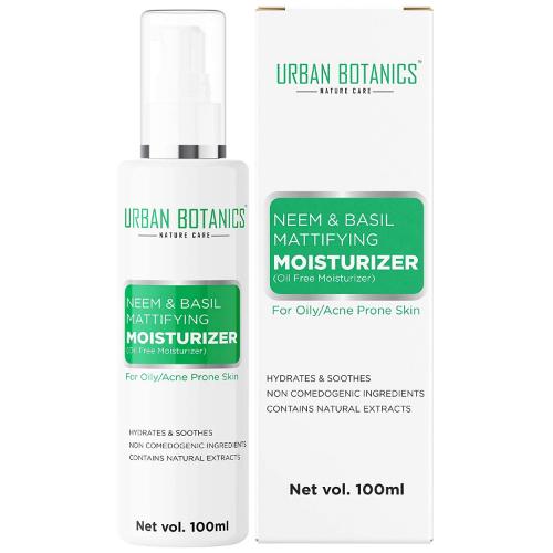 Picture of Urban Botanics Neem & Basil Mattifying Moisturizer 100ml