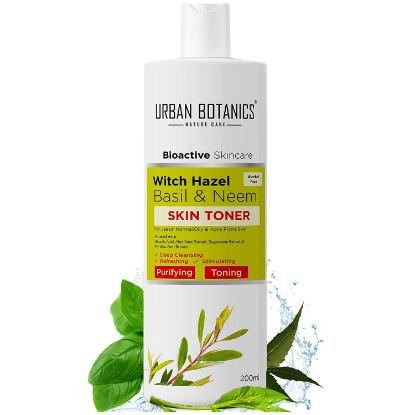 Picture of Urban Botanics Witch Hazel, Basil & Neem Skin Toner 200ml