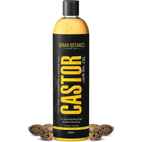 Picture of Urban Botanics 100% Pure Coldpressed Castor Oil 200ml