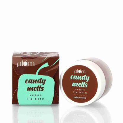 Picture of Plum Candy Melts Vegan Lip Balm Mint-o-Coco 12gm