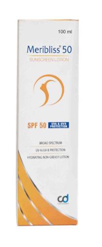 Picture of Meribliss 50 Sunscreen Lotion SPF 50 100ml