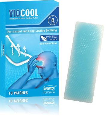 Picture of Viocool Headache and Fever Cooling Patch - 10 Patches 