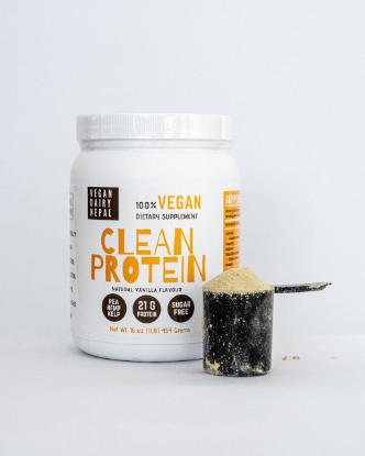 Picture of Vegan Clean Protein Powder (Vanilla Flavour) 1lb