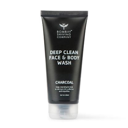 Picture of Bombay Shaving Charcoal Deep Clean Face & Body wash 200ml