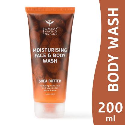 Picture of Bombay Shaving Company Shea Butter Moisturizing Face & Body Wash 200ml