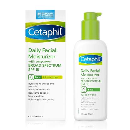 Picture of Cetaphil Daily Facial Moisturizer With Sunscreen Spf 15+ 118ml