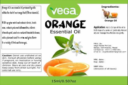 Picture of Vega Orange Essential Oil 15ml