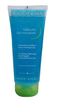 Picture of Bioderma Sebium Gel Moussant Purifying Cleansing Foaming Gel 200ml 6.67 fl. oz.