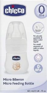 Picture of Chicco Micro Feeding Bottle 60Ml 0M+ Uni