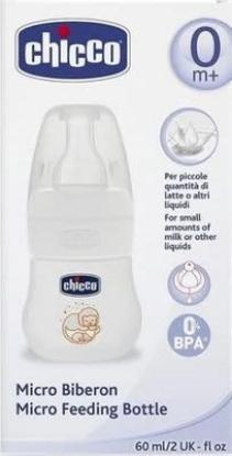 Picture of Chicco Micro Feeding Bottle 60Ml 0M+ Uni