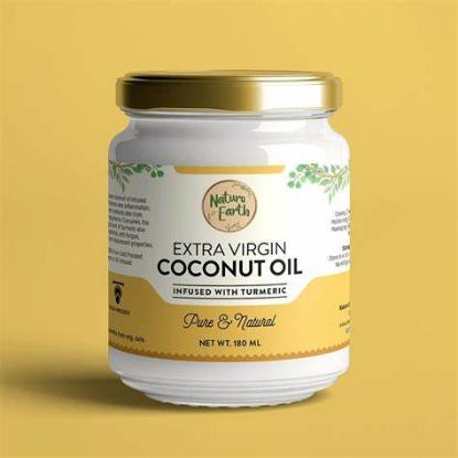 Picture of Naturo Earth Virgin Coconut Oil White Jar 180ml