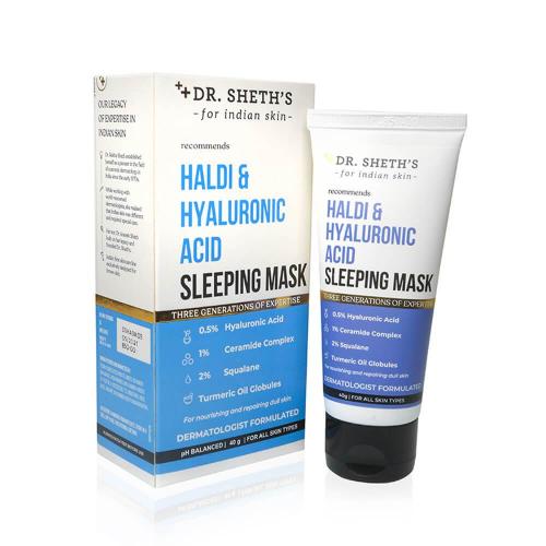 Picture of Dr. Sheth's Haldi and Hyaluronic Acid Sleeping Mask 40gm