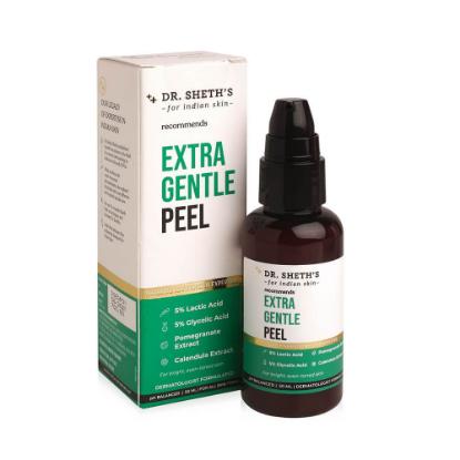 Picture of Dr. Sheth's Extra Gentle Peel Glycolic & Lactic Acid for Even Toned & Radiant Skin 50ml