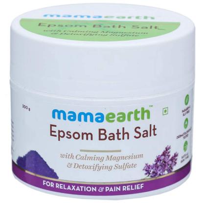 Picture of Mamaearth Epsom Bath Salt for Relaxation and Pain Relief 200 gm