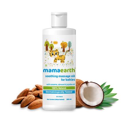 Picture of Mamaearth Soothing Massage Oil for babies (200ml, 0-5 Yrs)