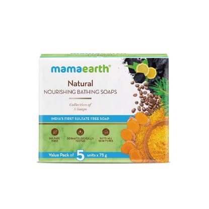 Picture of Mamaearth Natural Nourishing Bathing Soaps 75gm (Pack of 5)