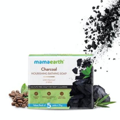 Picture of Mamaearth Charcoal Nourishing Bathing Soap 75gm 