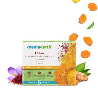 Picture of Mamaearth Ubtan Nourishing Bathing Bar 75gm 