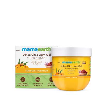 Picture of Mamaearth Ubtan Ultra Light Gel Oil-Free Moisturizer 200ml