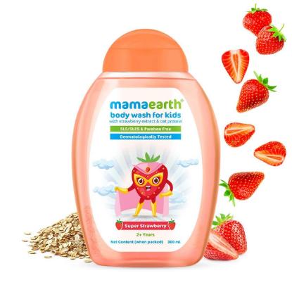 Picture of Mamaearth Super Strawberry Body Wash For Kids 300ml